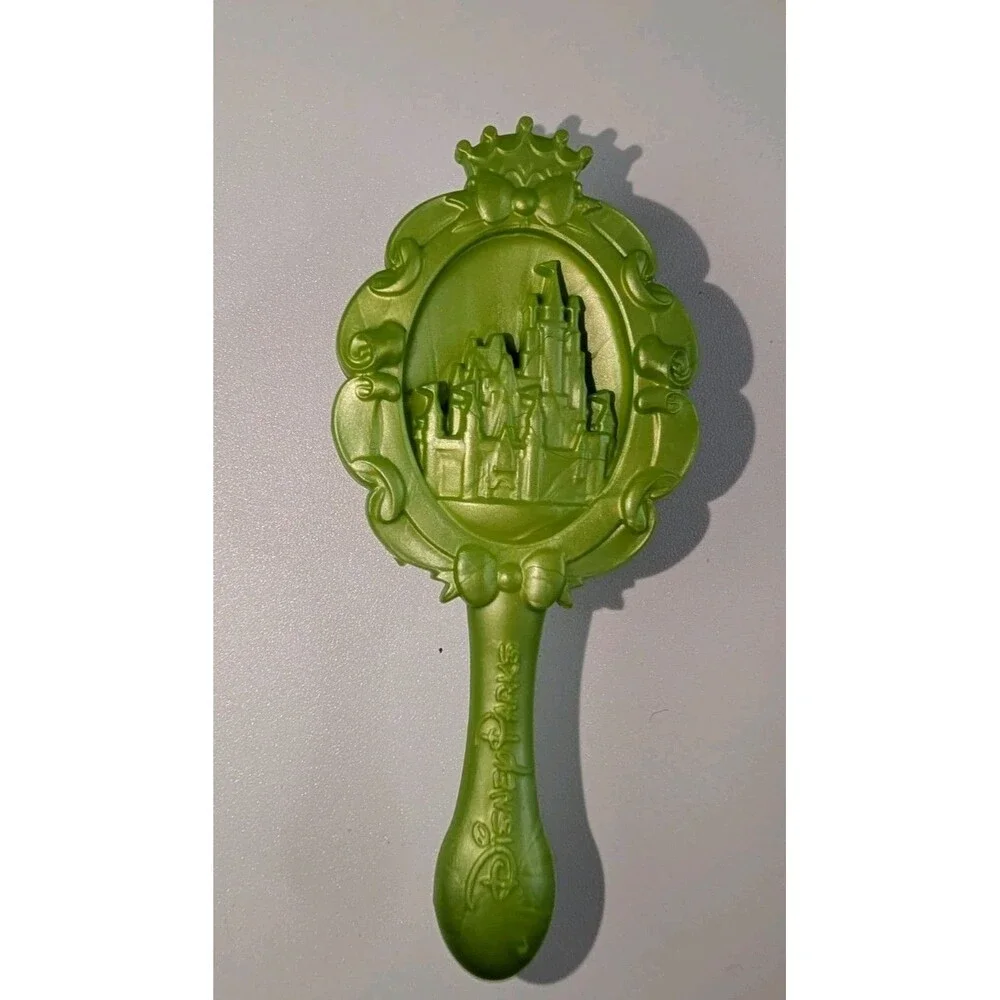 Disney Parks Princess Hair Brush  Doll Lot of 2 – Green & Gold